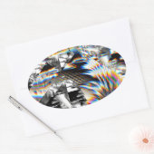 レインボーアサルト 楕円形シール (封筒)