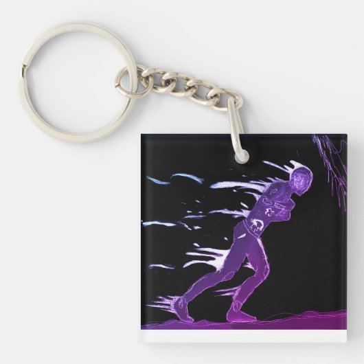 レインボーアストロフェード キーホルダー (正面)