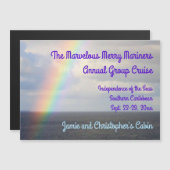 レインボーアットシーグループクルーズステートルームドアマーカー (正面/裏面)