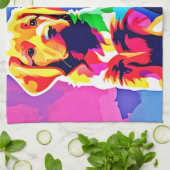 レインボーアップよくはしゃぐ: Duo キッチンタオル (折り畳み)