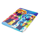 レインボーアップよくはしゃぐ: Duo バスマット (アングル)