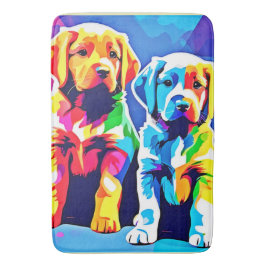 レインボーアップよくはしゃぐ: Duo バスマット