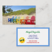 レインボーアディロンドックビーチチェア 名刺 (正面/裏面)