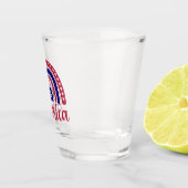 レインボーアメリカ ショットグラス (右)