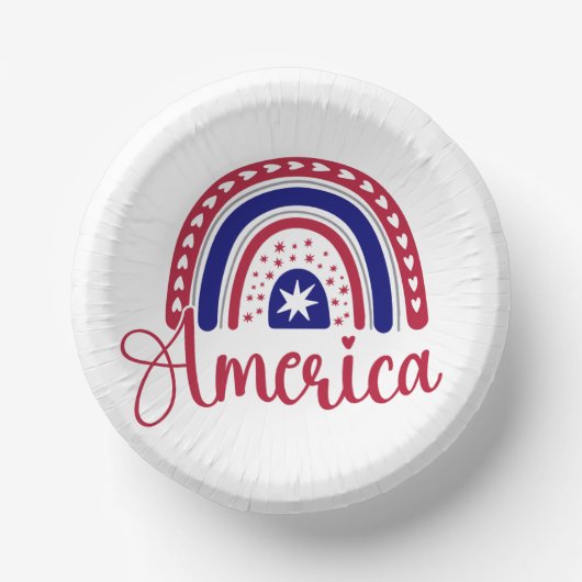 レインボーアメリカ ペーパーボウル (正面)
