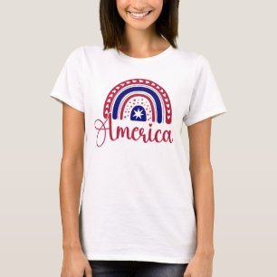 レインボーアメリカ Tシャツ