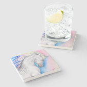 レインボーアラビアンホース ストーンコースター (横)