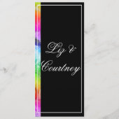 レインボーアルコールインクウォーターカラーメニュー プログラム (裏面)