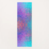 レインボーアルコールインク、明るいカラフル抽象芸術 ヨガマット (正面)