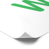 レインボーアルファベット教室ポスター ポスター (角)