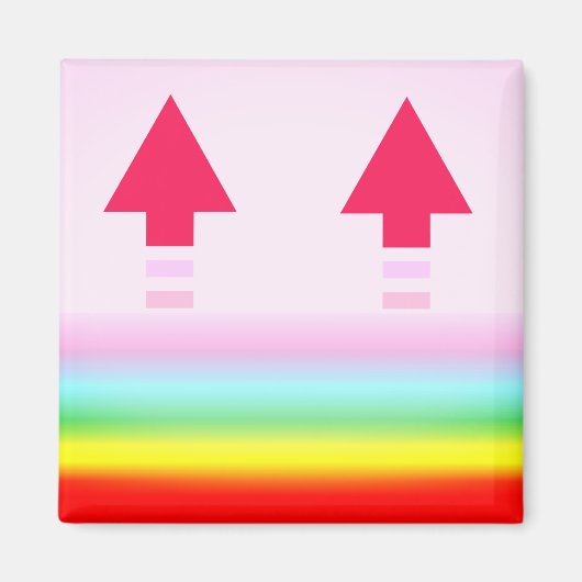 レインボーアローズ磁石Lman de Flechas del Arco Ir マグネット (正面)