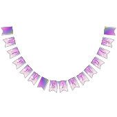 レインボーアンドクラウドフェアリー誕生日 バンティングフラッグ (全)