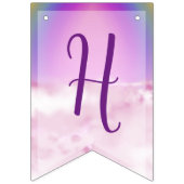 レインボーアンドクラウドフェアリー誕生日 バンティングフラッグ (第2の旗)