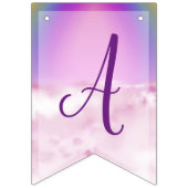 レインボーアンドクラウドフェアリー誕生日 バンティングフラッグ (第3の旗)