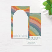 レインボーアーチイヤリングネックレスジュエリーディスプレイカード (デスク)