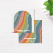 レインボーアーチイヤリングネックレスジュエリーディスプレイカード (デスク)