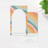 レインボーアーチイヤリングネックレスジュエリーディスプレイカード (デスク)