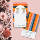 レインボーアーチイヤリングネックレスジュエリーディスプレイカード