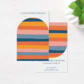 レインボーアーチイヤリングネックレスジュエリーディスプレイカード (デスク)