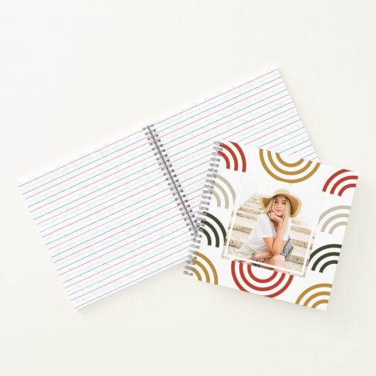 レインボーアーチフォト ノートブック (内部)