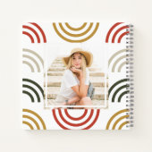 レインボーアーチフォト ノートブック (裏面)