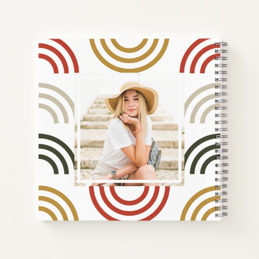 レインボーアーチフォト ノートブック (裏面)