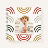 レインボーアーチフォト ノートブック (正面)