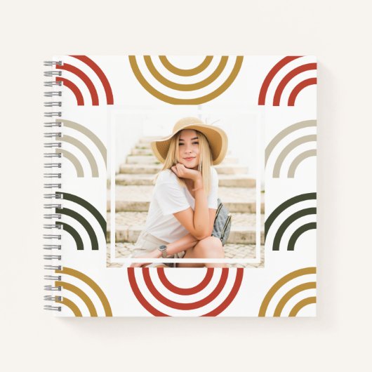 レインボーアーチフォト ノートブック (正面)