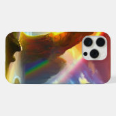 レインボーアーチヘブン：ファンタジー景観 iPhoneケース (裏面横)