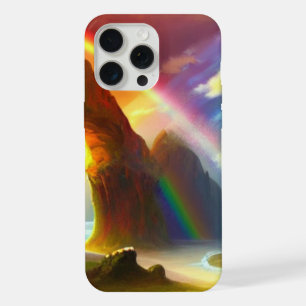 レインボーアーチヘブン:ファンタジー景観 iPhone 15 PRO MAXケース