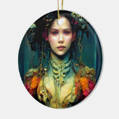 レインボーアーチンファンタジーSci-Fi セラミックオーナメント (左)