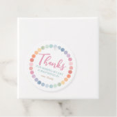 レインボーアートバースデーパーティーありがとう フェイバータグ (インサイチュ)