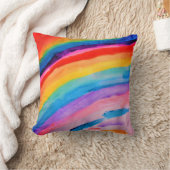 レインボーアート クッション (ブランケット)