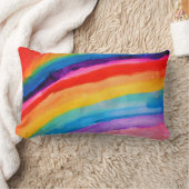 レインボーアート ランバークッション (ブランケット)