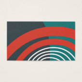 レインボーアート、青と赤と白の線画 (正面)