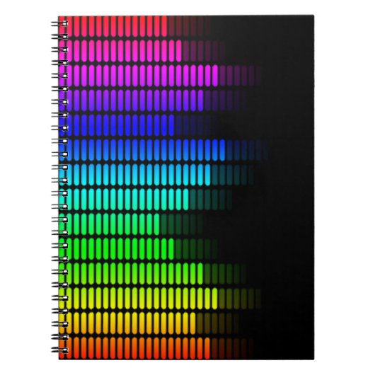 レインボーイコライザー ノートブック (正面)