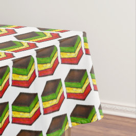 レインボーイタリアンセブン7レイヤクッキーベーカリーペストリー テーブルクロス