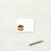 レインボーイタリアン7レイヤクリスマスクッキーベーキング ポストイット (デスク上)