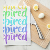 レインボーインスパイアキッチンタオル キッチンタオル (四つ折り)