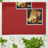 レインボーインディゴ キッチンタオル (折り畳み)