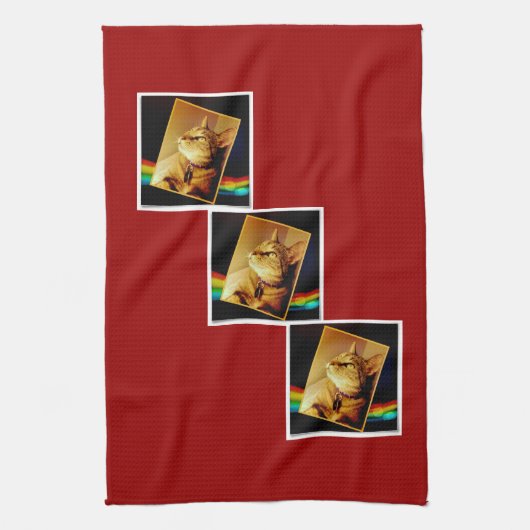 レインボーインディゴ キッチンタオル (縦)