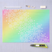 レインボーウィズおもしろいサークルティッシュペーパー 薄葉紙 (クラフト)