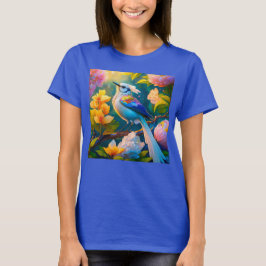 レインボーウィングジェイファンタジーバード Tシャツ