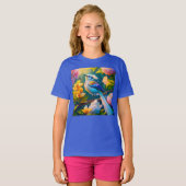 レインボーウィングジェイファンタジーバード Tシャツ (正面フル)