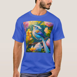 レインボーウィングジェイファンタジーバード Tシャツ