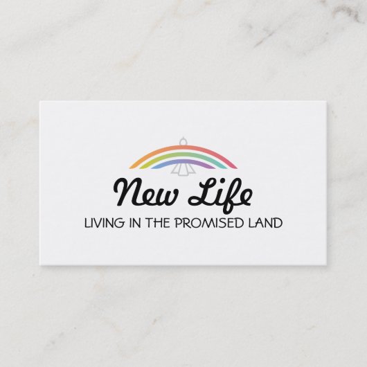 レインボーウィングドーブ 名刺 (正面)