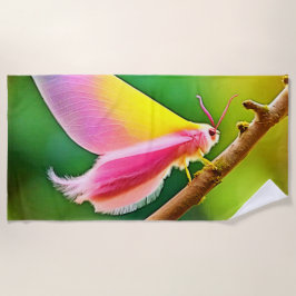 レインボーウィング美しい ビーチタオル