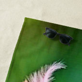 レインボーウィング美しい ビーチタオル (インサイチュ)