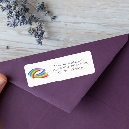 レインボーウェーブスビューティフルゲイプライド差出人住所 ラベル