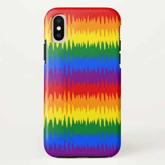 レインボーウェーブ Case-Mate iPhoneケース (裏面)
